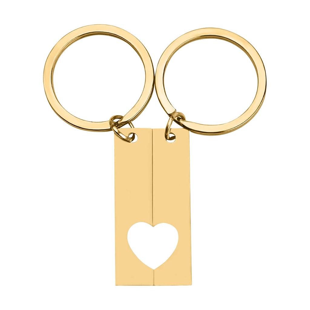 Men And Women Keychain Engraved Stainless Steel Keychain Birthday Gift Valentine's Day Gift For Him / Her
