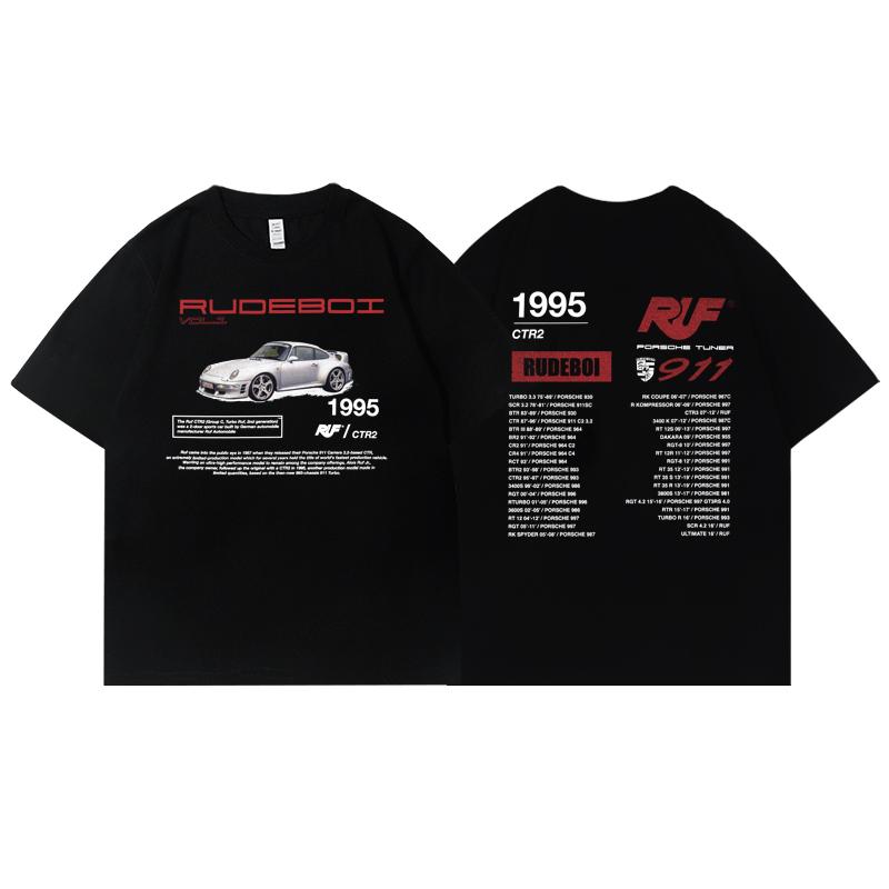 

Racing American Vintage TEE Do Old VINTAGE100% Cotton Short Sleeve T-shirt Men and Women Instagram Fashion Couple Loose 4XL