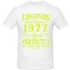 Vintage 1977 Funny 47 Years Old Men and Women 47th Birthday T Shirts Graphic Boyfriend Husband Streetwear Gifts Summer Tshirt