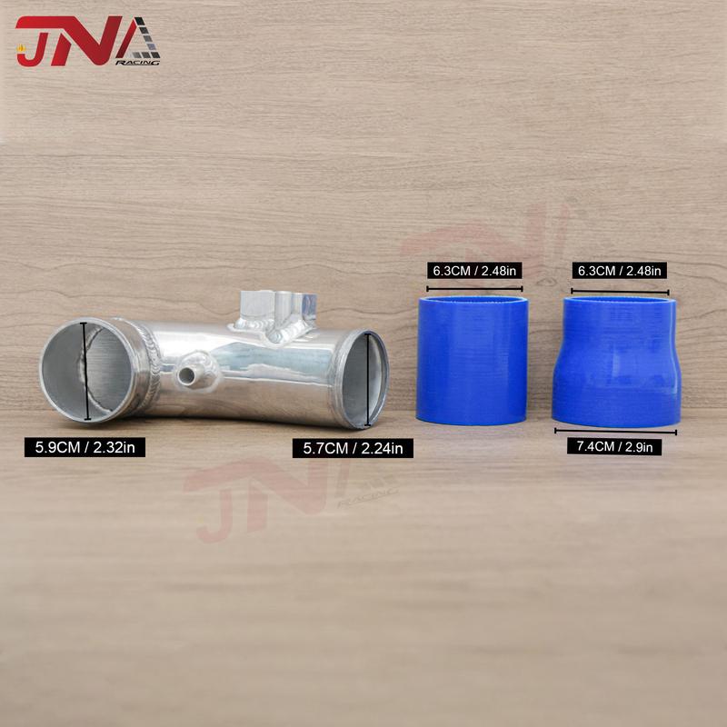 High Performance Air Intake Pipe Kit with Silicone Hose Aluminum Cold Air Intake Pipe for Honda Civic JAZZ Fit GE8 2008-2011