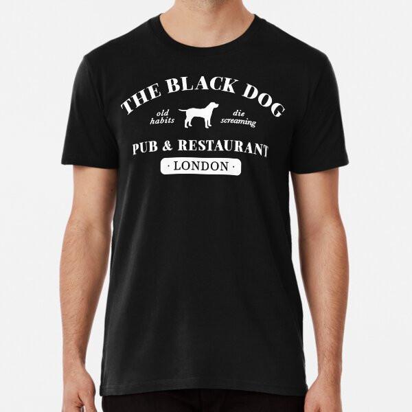 The Black Dog Pub and Restaurant Premium T-Shi S To 5XL Made In the AU/USA T-Shirt