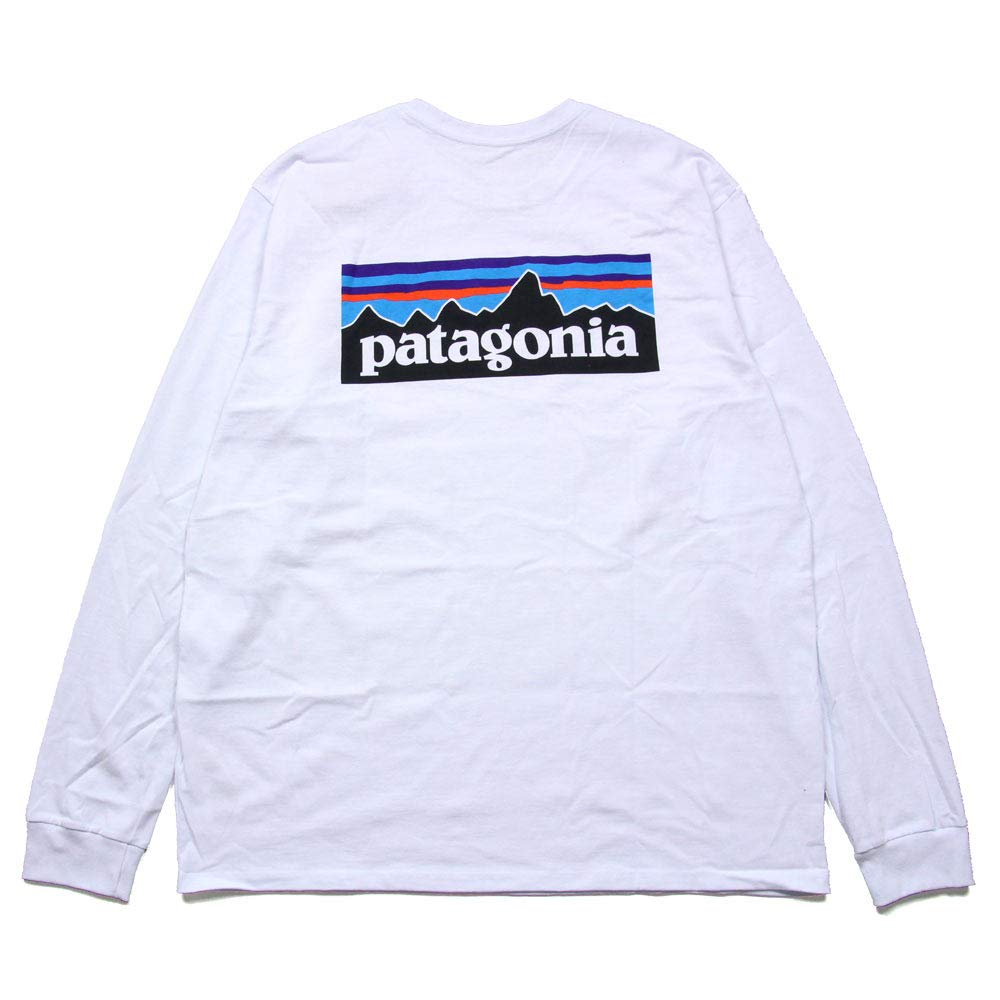 Patagonia Long Sleeve 004 Men's T-Shirt, XL, White, [Used]