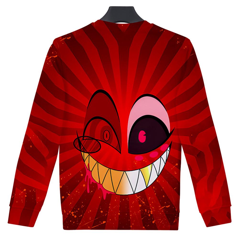 10 Colors Women Men's Hazbin Hotel Anime Print Hoodies Round Neck Sweatshirts Man Travel Pullover Male Top Streetwear Outdoor Tracksuit