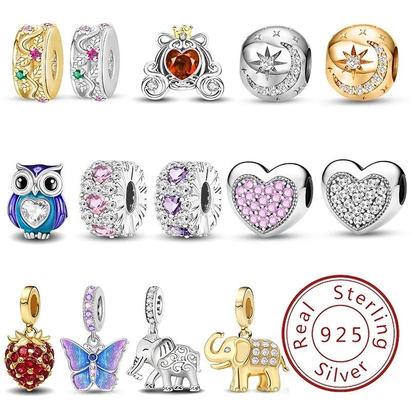 Copper Owl Butterfly Pumpkin Car Love Heart Diy Charms Beads Fit Bracelet Making Gift Of High Quality Jewelry