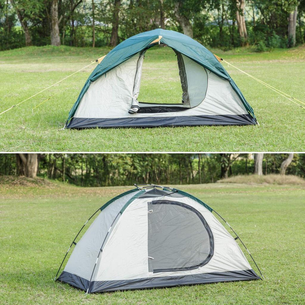 BUNDOK Touring Tent BDK-18, Dome-Shaped, Compact Storage with Storage Case, for 1-2 People