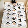 1PC PINGU Print Flannel Blanket, High Quality All Seasons, Home Decor, Warmth and Comfort, Perfect for Christmas Gifts