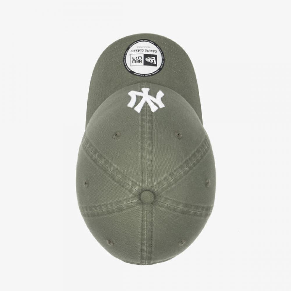 New Era Casual Classic Baseball Cap Green Bark New York Yankees