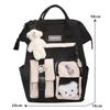 Backpack Women Candy Color Laptop Backpacks Cute Kawaii High School Bags for Teenage Girl Japanese Travel Camping Backpack