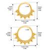 G23 Titanium Piercing Nose Ring Body Jewelry Hoop Earings ASTM F136 Cartilage Tragus Diaphragm Titanium Hing