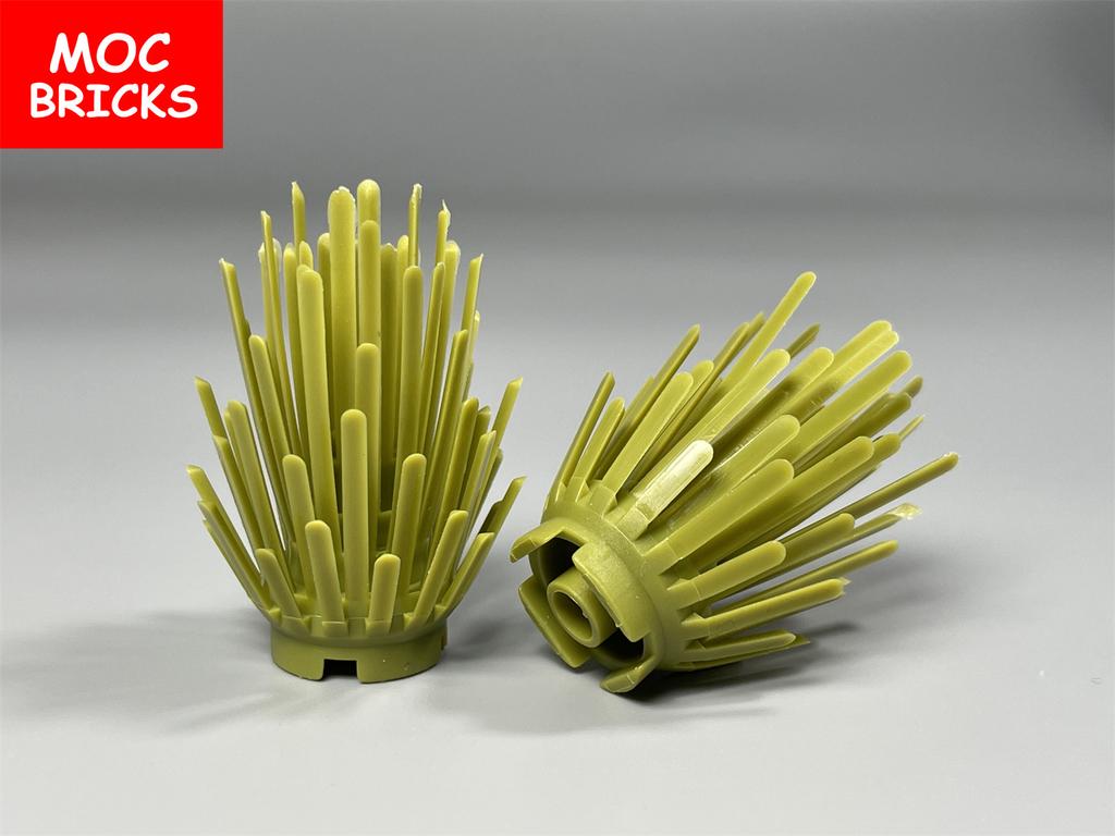 Non-Toxic Moc Bricks Bush Shrubbery City House Accessories Plant Tree Pine Shrub Assembled Particles Children'S Dolls Kids Toys