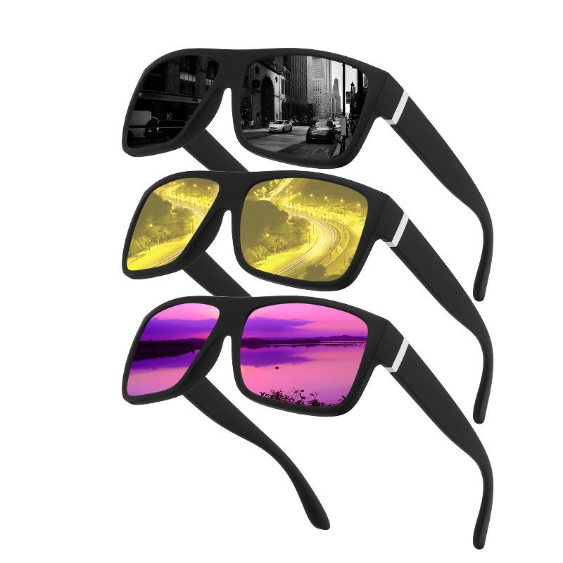 Cross Border Foreign Trade Elastic Paint Polarizing Glasses Men Women Outdoor Sports Cycling Sunglasses Fishing Driving