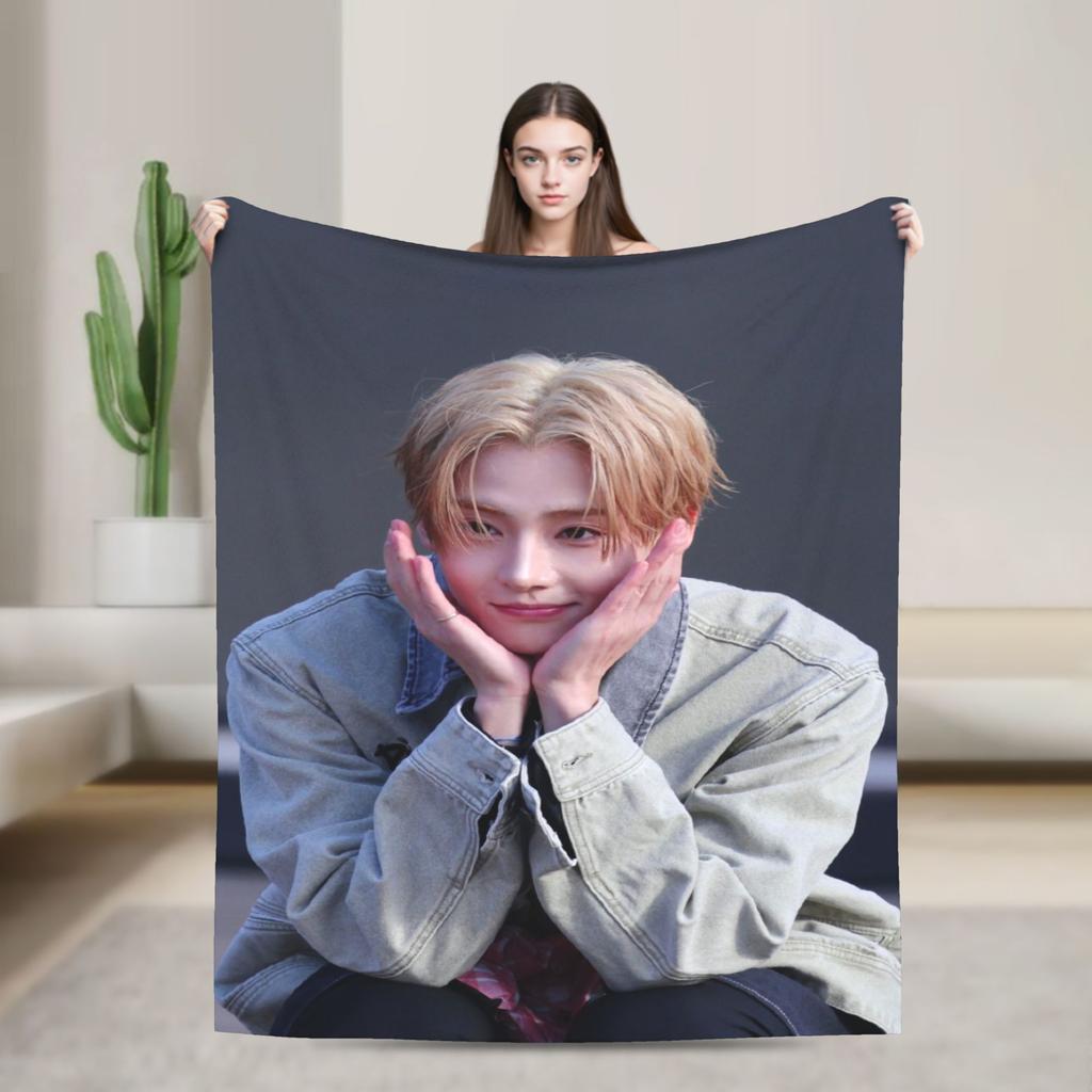 Ald1 Sangwon Soft Blanket  Novelty Travel Office Throw Blanket Bedroom Flannel Bedspread Sofa Bed Cover