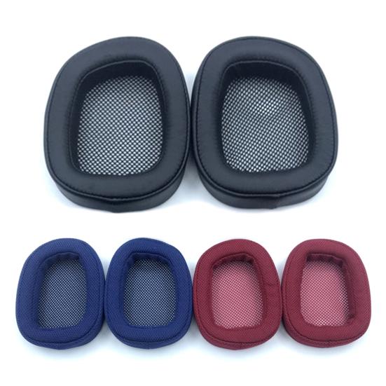 1 Pair Headphone Cushions Replaceable Dust-proof Breathable Gaming Headphone Sleeves for Logitech G433/G233/G-pro/G533/G231/G331