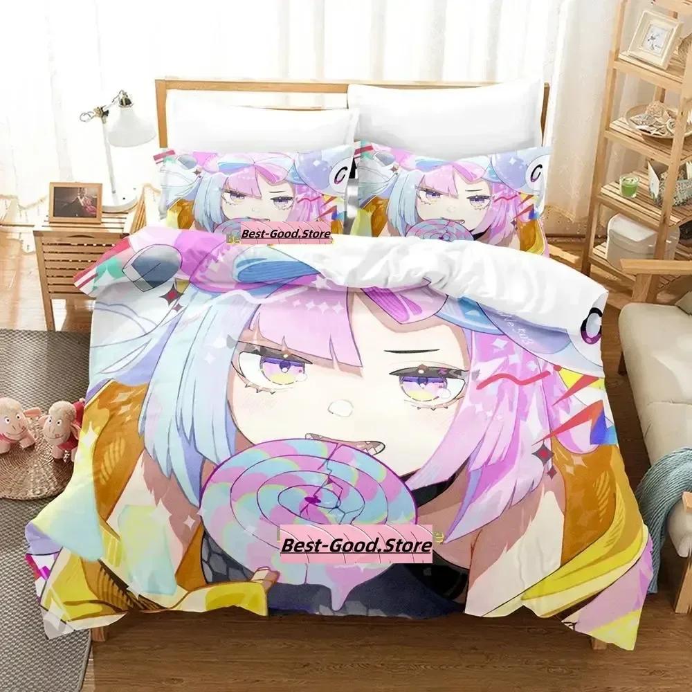

New Kawai Iono Beding Set Single Twin Ful Quen King-Sized Dimensionsd Dimensions Bed Linen Set Adult People Kid Bedrom Duvetcover Sets Anime parure de 100*200cm Single