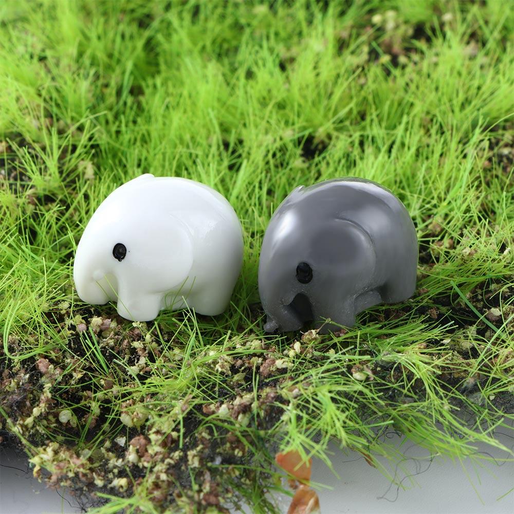 Room Animal Model Small Statue Elephant Figurine Fairy Garden Decoration Miniature Micro Landscape