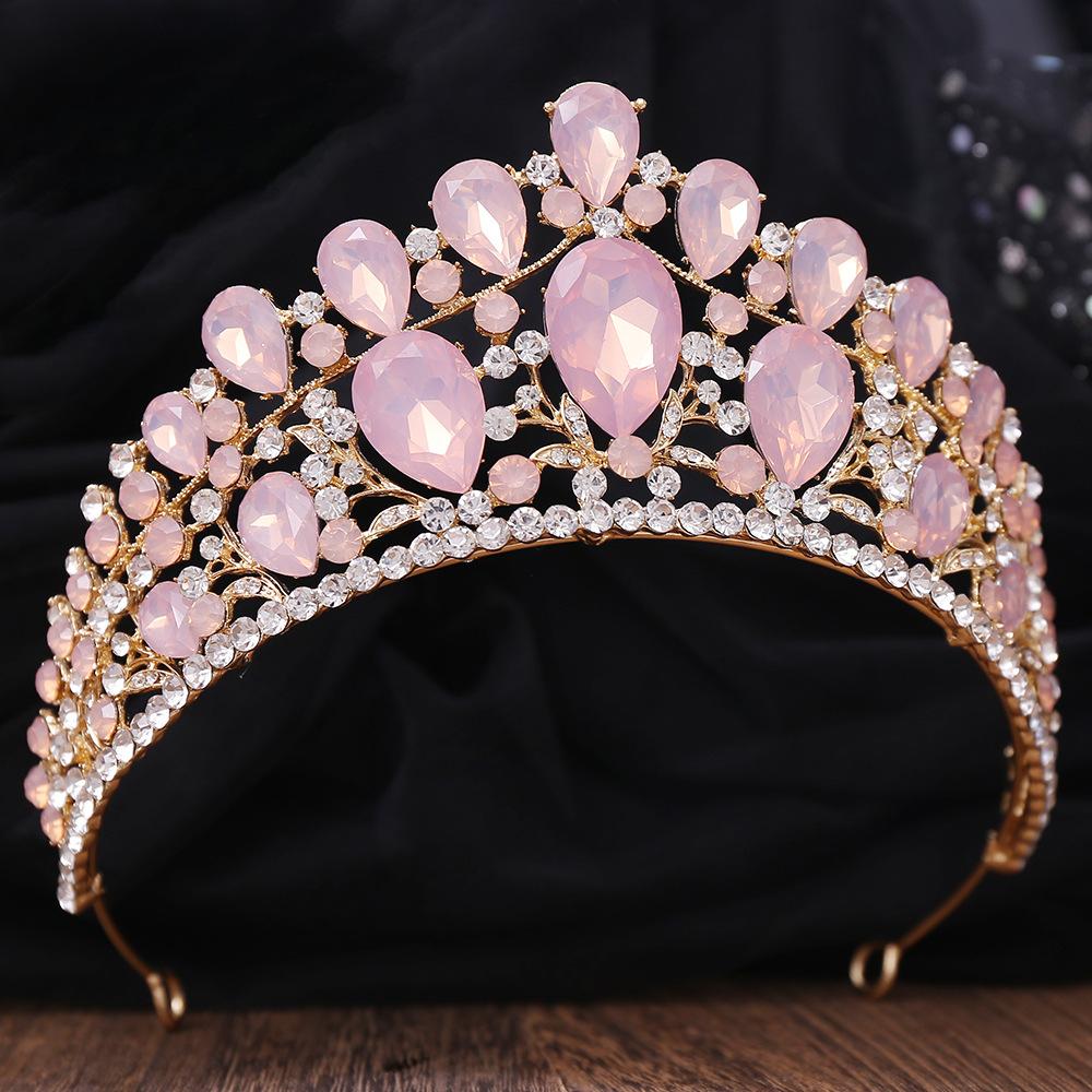 Luxurious and fashionable bridal wedding dress, makeup, crown and hair accessories, birthday gift, princess accessories