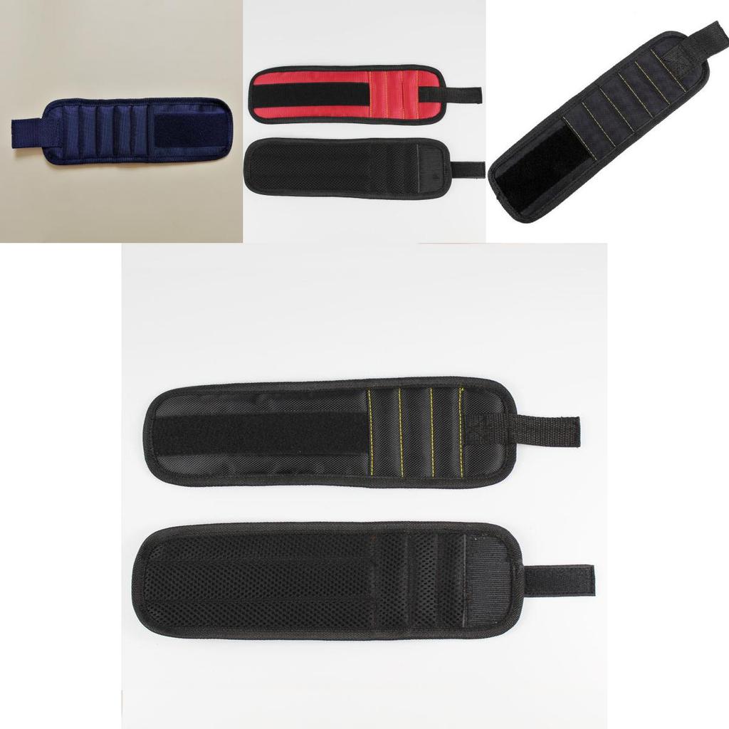 Magnetic Toolkit Wristband Belt Scissor Screw Holder Tool Storage Wrist Bracelet