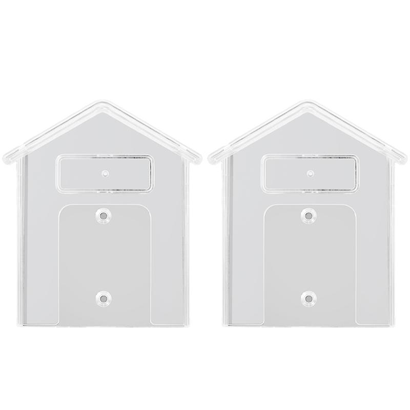 CYCLI-Wireless Doorbell Waterproof Cover Transparent Plastic Rain Protection Cover Doorbell Protective Cover прозрачный