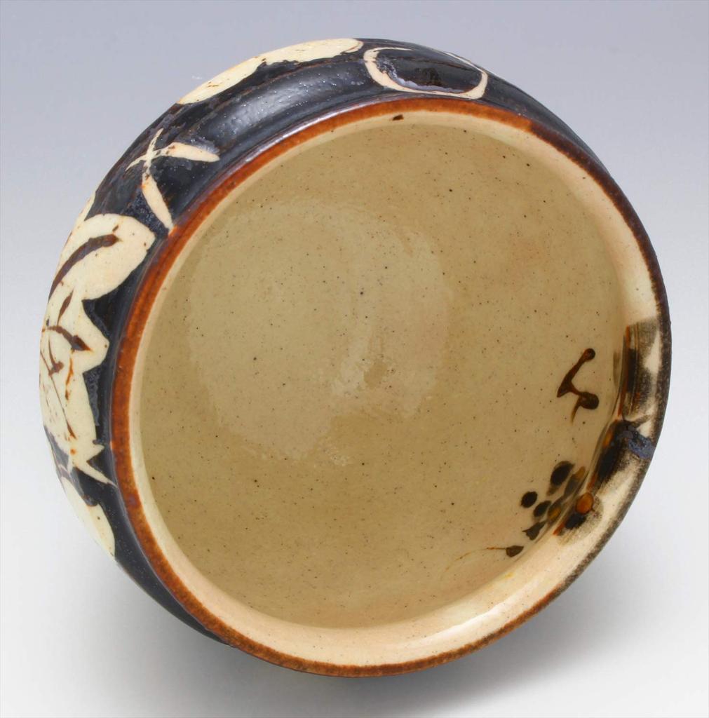 Mino Ware Takumiko Large Bowl, Gray Shino Grape