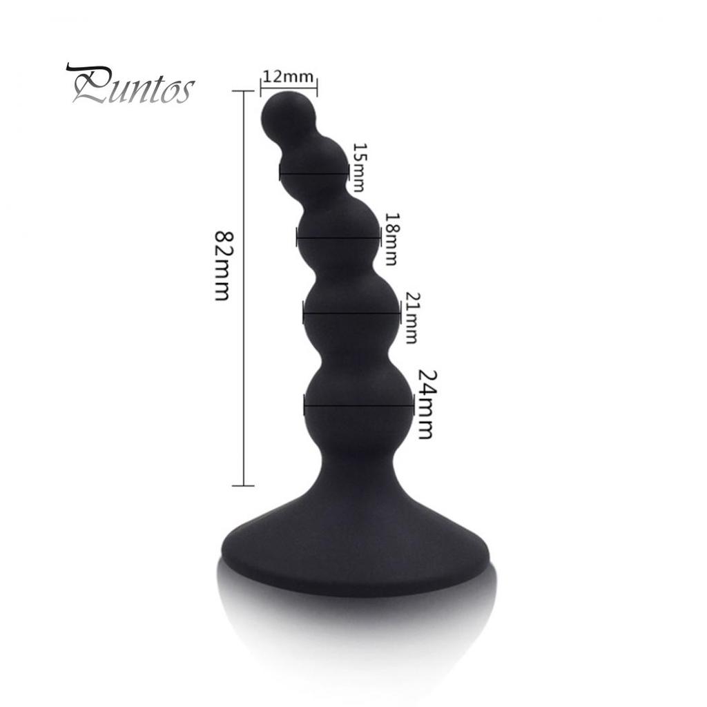 Silicone G-Spot Stimulation Women Men Butt Plug Dildo Masturbation Adult Sex Toy