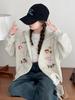 2025 Girls' Stylish Hooded Fleece-Lined Coat for Autumn/Winter