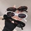 1/2PCS Women Small Oval Sunglasses Vintage Women's Brand Designer Sun Glasses Fashion UV Protection Shades