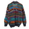 Coogi 90er Jahre Alte australische Latzhose Griff Langarm V-Ausschnitt 3D-Strick Cardigan Herren Gebraucht