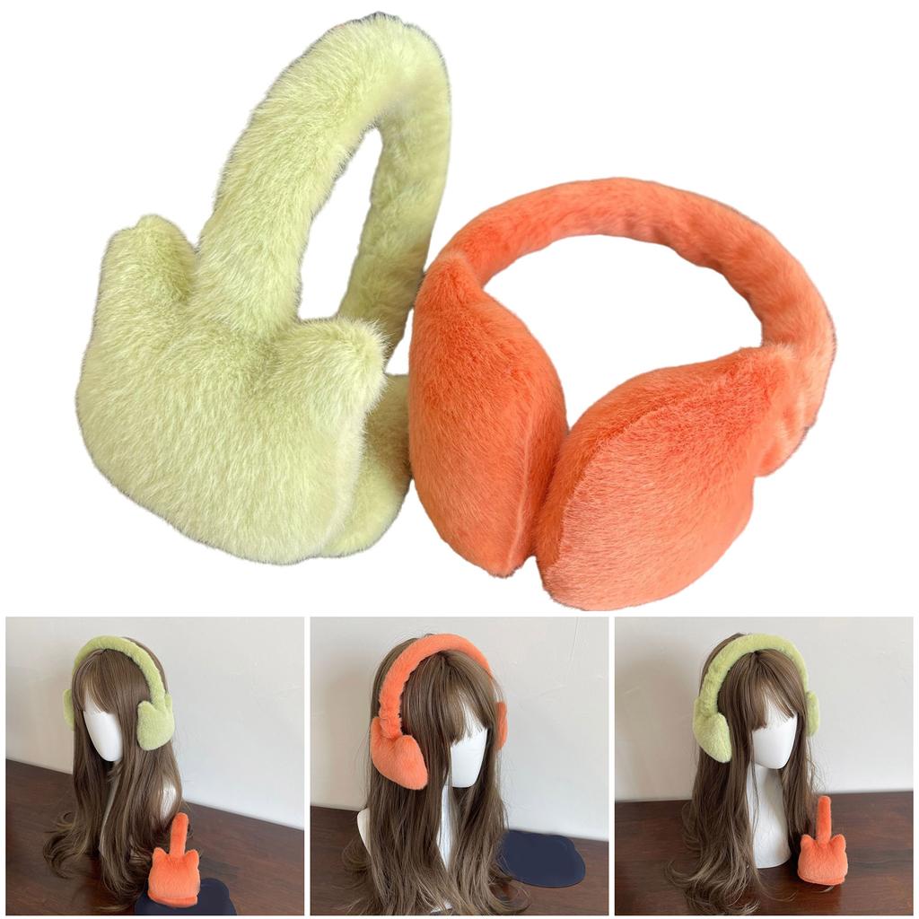 Plush EarMuffs for Women and Kids Thick Ear Warmer Furry Headband for Winter Christmas New Year Gifts