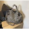 Large Capacity Tote Bag for Women 2025 New Leopard Print Tote Bag Fashionable Simple Shoulder Handbag Commuter Bag for Women