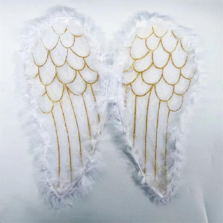 Angel Wing Golden Feather Wing Decorative Wing Halloween Costumes Wing Elf Wing Party Supplies
