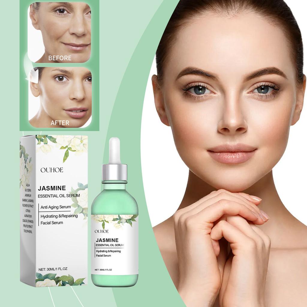 Ouhoe Jasmine Brightening Essential Oil For Radiant Skin With Moisturizing And Anti-wrinkle Properties For All Skin Types