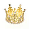 New Children's Alloy Round Crown Bridal Jewelry Cake Baking Highlight Pearl Crown