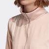 adidas Originals Colorblock Vertical Stripe Breathable Casual Jacket Women Outerwear Pearl Ash-Grey EC0927