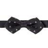 [Fortuna Tokyo] 18. Hokusai Bow Tie FT-BT18 Black Bow Tie (One Size Fits All)