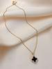 Necklace Does Not Fade Women's Summer Double-sided Four-leaf Clover Necklace Women's Fashion High-end Temperament Necklace Light Luxury Collarbone