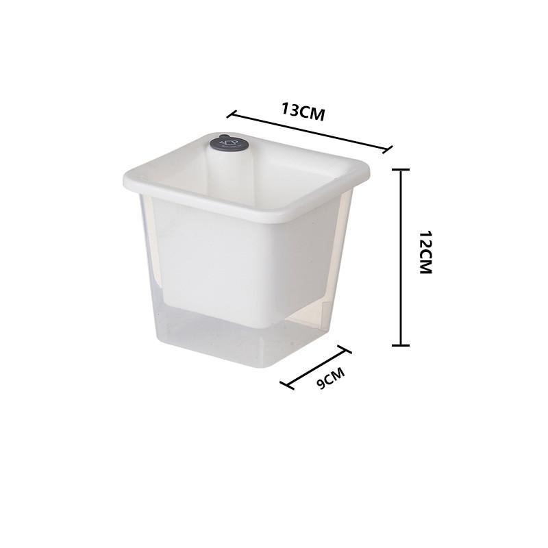 Ленивый цветочный горшок Автоматический влагопоглощающий цветочный горшок Двухслойный пластиковый балконный самополивающийся кашпо для дома, офиса, сада