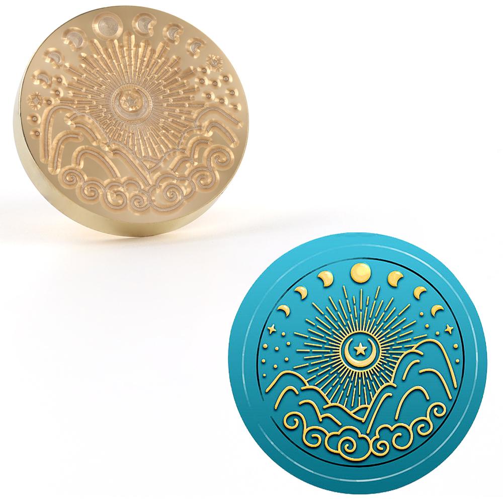 

1 шт. Штампы для восковой печати с волшебным узором и животным, 25 мм, сменные штампы для восковой печати из латуни с узором волшебной бутылки для украшения приглашений