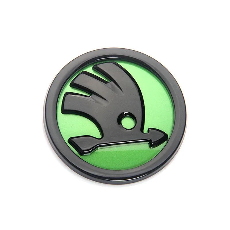 

Автомобильная наклейка 80 мм 90 мм 100 мм Передние и задние эмблемы для Skoda Octavia Kodiaq Superb Fabia Rapid Scala Yeti 80MM Rear зелёный