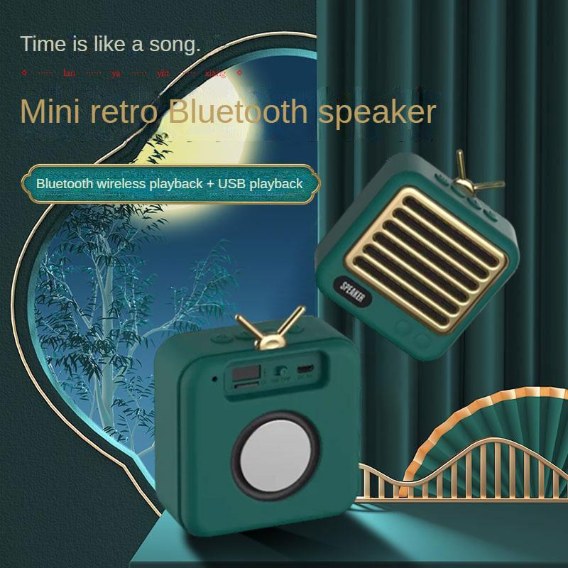 Retro Bluetooth Speaker, Small Speaker, Mini Subwoofer, High Sound Quality, Loud Volume, Portable Audio
