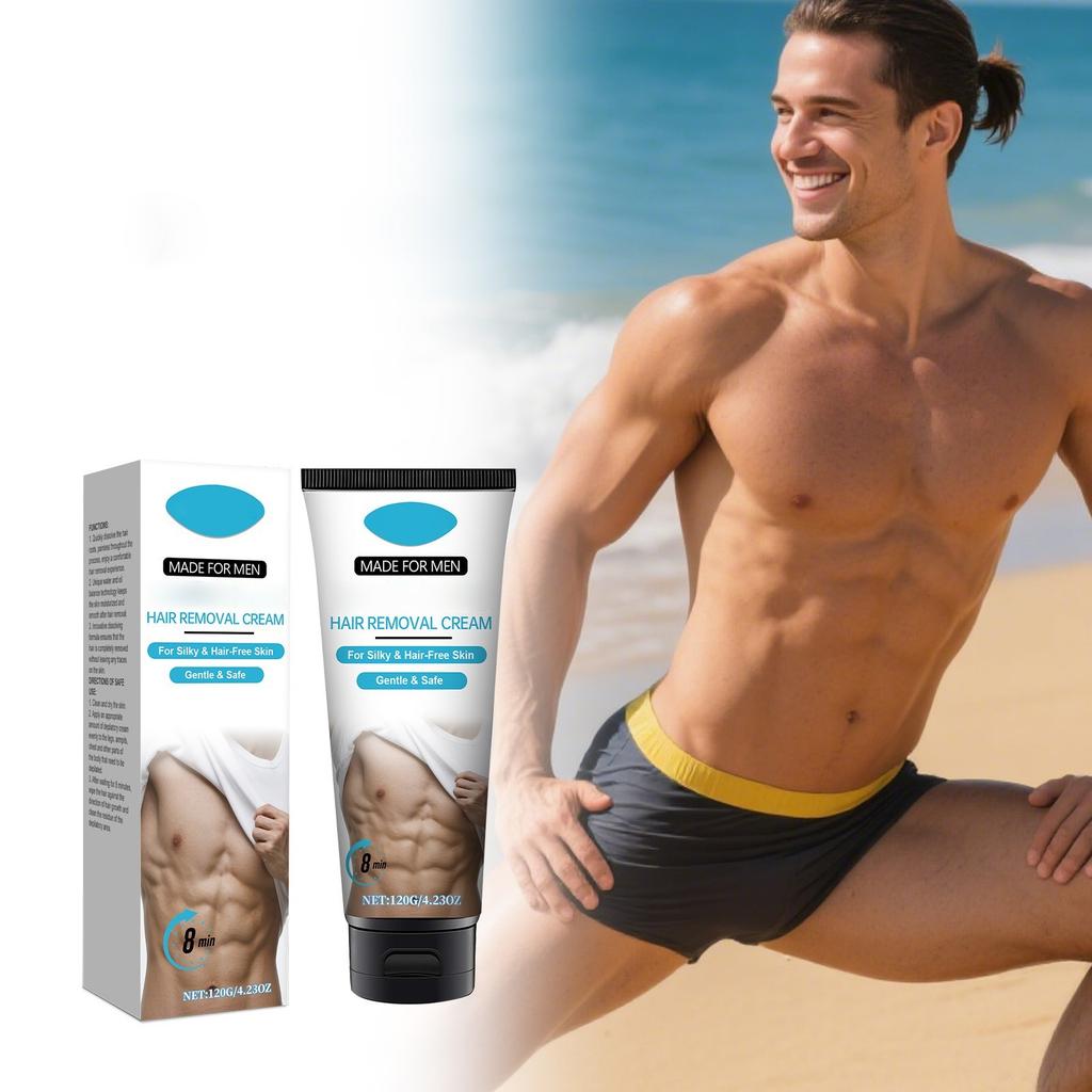 Men's Gentle Hair Removal Cream  Excess Male Body Hair. It Gently And Quickly Hair From Private Areas Without Any Odor