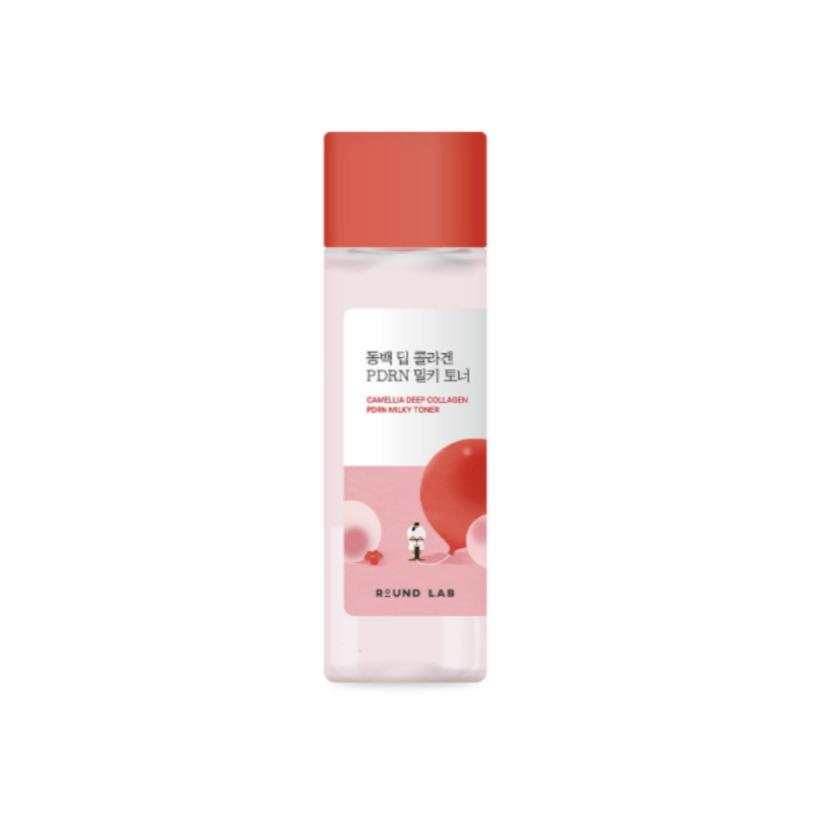 ROUND LAB Camellia Deep Collagen PDRN Milky Toner 150ml Korea Beauty