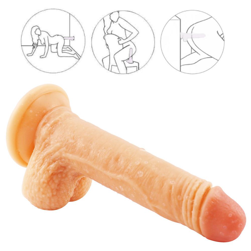 Dildo Adult Toys Erotic Soft Strong Suction Cup Dildo Anal Butt Plug Realistic Penis G-spot Orgasm Sex Toys for Woman Men