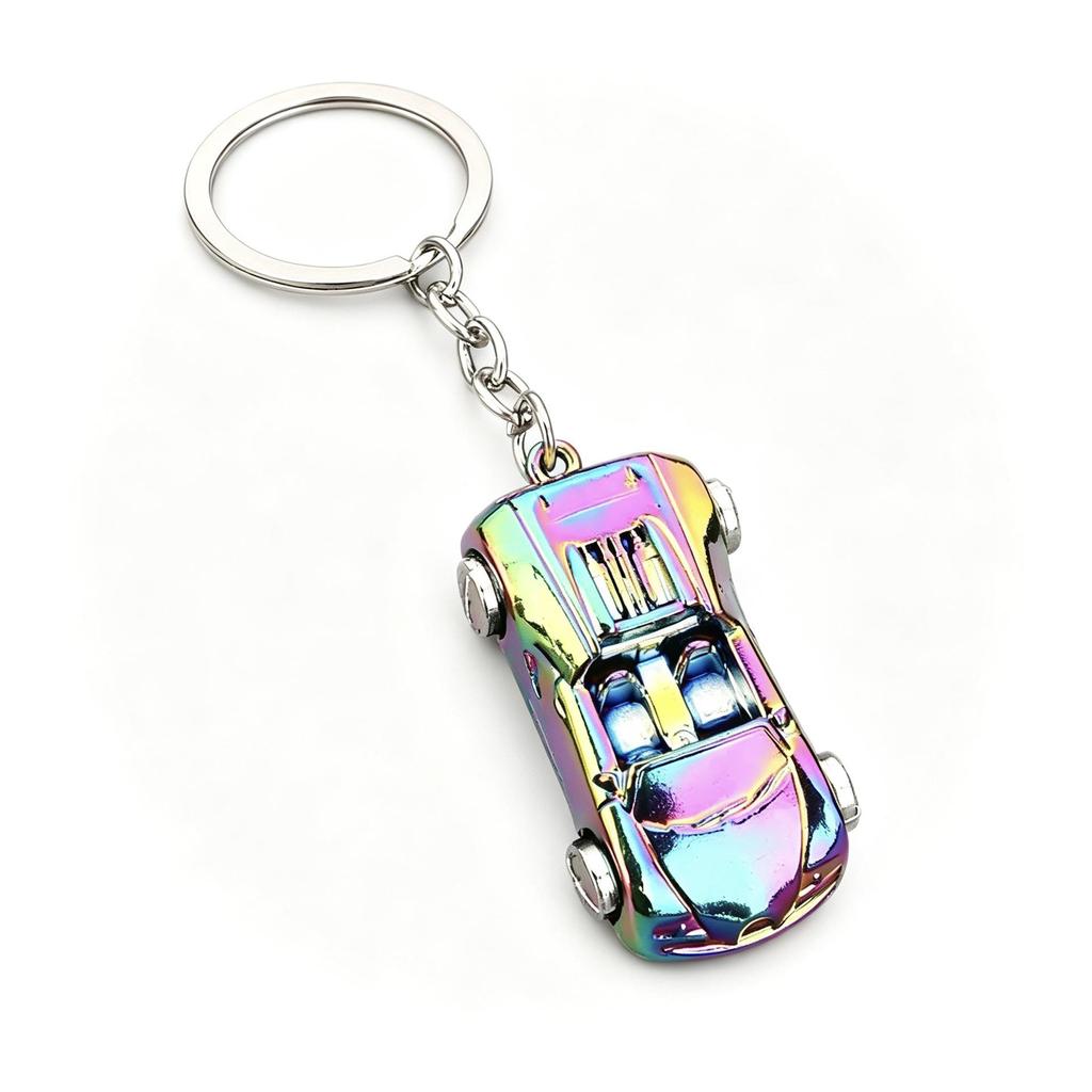 European Sports Car Keychain - Trendy Metal Model Pendant, Perfect Gift