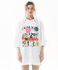 Soipeuyukaen Oversized Loose Fit Print T-Shirt