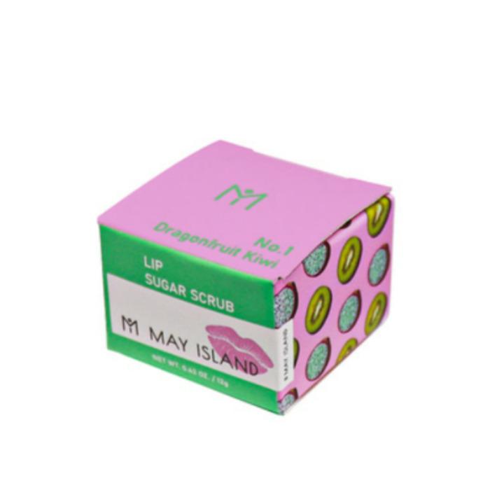 May Island Lip Sugar Scrub No.1 Dragonfruit Kiwi, 10g