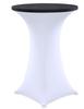 Topper Tablecloth Flexible Cocktail Bar Table 80 Black
