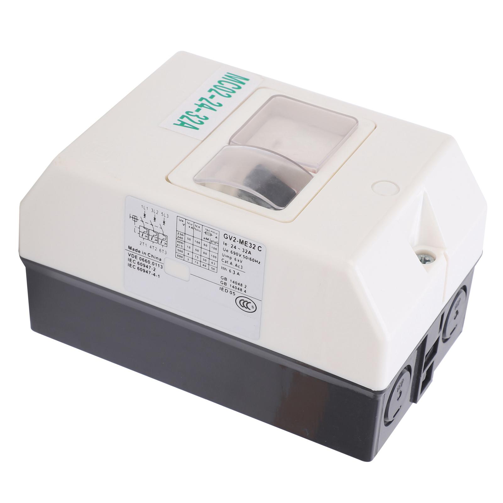 

Motor Protection Switch Waterproof Overload Circuit Breaker Distribution Line Guard 220V380V