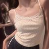 Fahion Women's Summer U-neck Floral Short-sleeved Y2k Sexy Top Slim-fit Versatile Ladies Thin Short T-shirt