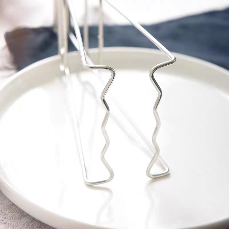 Stainless Steel Anti-Scald Tongs: Non-Slip Kitchen Tray & Plate Lifter