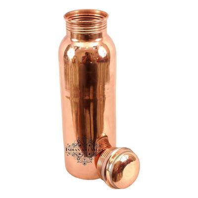 Design Joint-Free Leak Proof Copper Water Bottle for Travel Essential, Yoga, 1000 Ml
